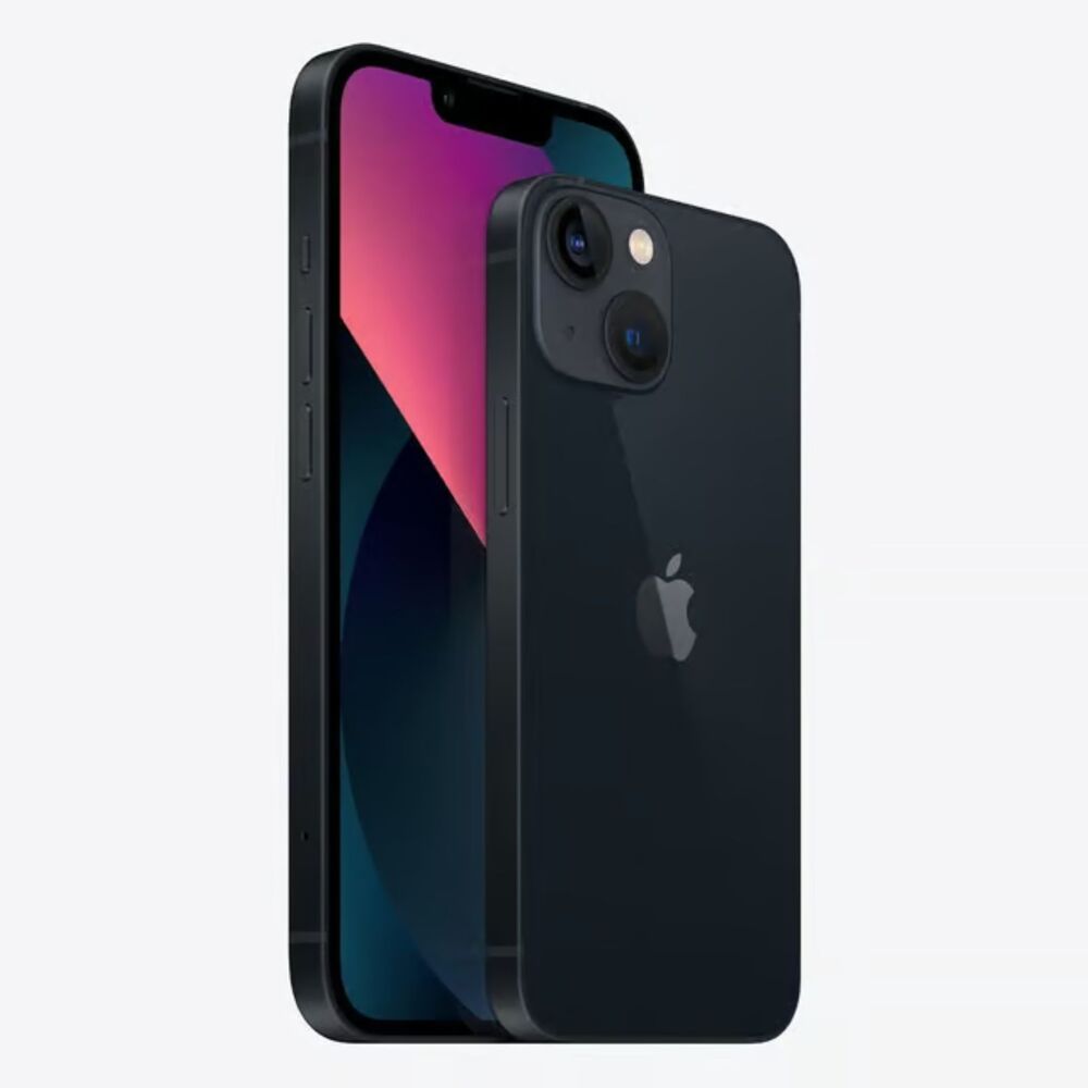 Apple iPhone 13 Unlocked Midnight Black 128gb Model A2482 Clean Flawless Cased